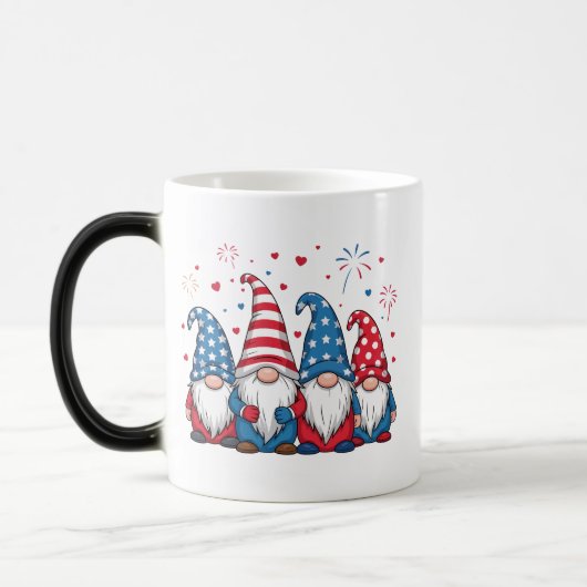 Schattigee Amerikaanse Gnomes Cartoon-68123 Magische Mok (Links)