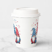 Schattigee Amerikaanse Gnomes Cartoon-68123 Papieren Bekers (Links)