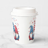 Schattigee Amerikaanse Gnomes Cartoon-68123 Papieren Bekers (Rechts)