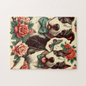 Schattigee  Amerikaanse Pit Bull Terrier Legpuzzel (Horizontaal)