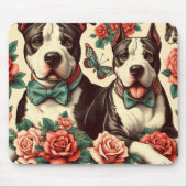 Schattigee Amerikaanse Pit Bull Terrier Muismat (Voorkant)