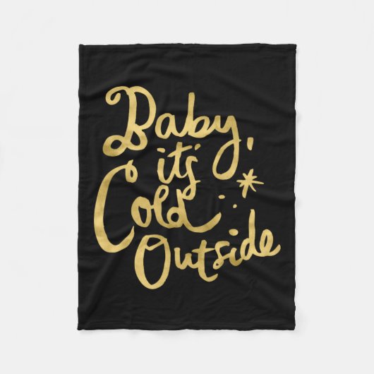 Schattigee & Grappige Kerstman Ba Fleece Deken (Voorkant)