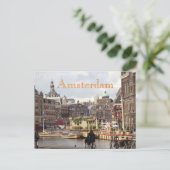 Schattigee Amsterdamse fietstocht Briefkaart (Staand voorkant)