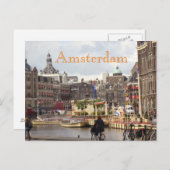 Schattigee Amsterdamse fietstocht Briefkaart (Voorkant / Achterkant)
