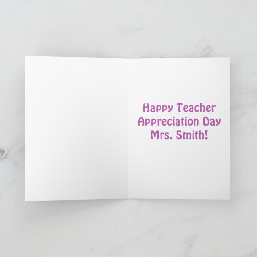 Schattigee Amusing Pun Koala Beer Teacher Kaart (Binnen)