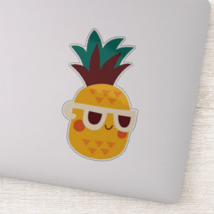 Schattigee ananas vinyl sticker
