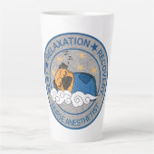 Schattigee Anesthesie / CRNA Rust Relax Herstel Latte Mok (Voorkant)