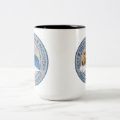 Schattigee Anesthesie / CRNA Rust Relax Herstel Tweekleurige Koffiemok (Center)