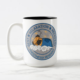 Schattigee Anesthesie / CRNA Rust Relax Herstel Tweekleurige Koffiemok