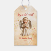 Schattigee  Angel Christmas Cadeaulabel (Voorkant)