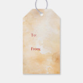 Schattigee  Angel Christmas Cadeaulabel (Achterkant)