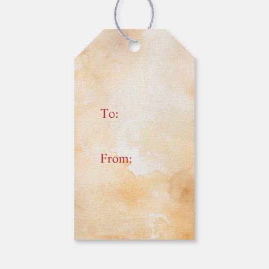 Schattigee  Angel Christmas Cadeaulabel (Achterkant)