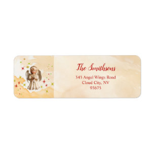 Schattigee  Angel Christmas Retour Adres Label