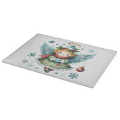 Schattigee Angel Folk Art Style Snijplank (Hoek)