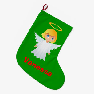 Schattigee Angel Kinder Kerstkous Grote Kerstsok