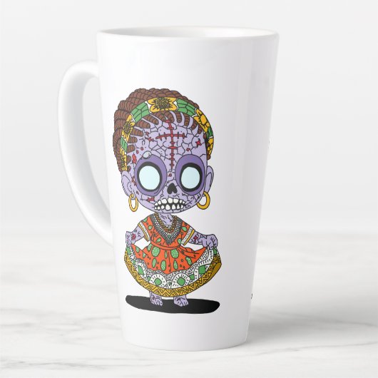 Schattigee Angolese zombie Latte Mok (Linkerhoek)