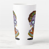 Schattigee Angolese zombie Latte Mok (Voorkant)