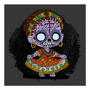 Schattigee Angolese zombie Perfect Poster
