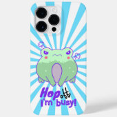 Schattigee Angry Frog Kawaii met Starburst cadeau Case-Mate iPhone Case (Achterkant)