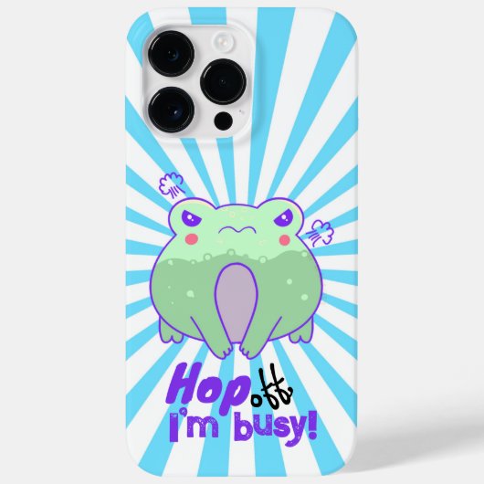 Schattigee Angry Frog Kawaii met Starburst cadeau  Case-Mate iPhone Case (Achterkant)