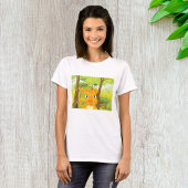 Schattigee Angry Tiger Cartoon in Oerwoud T-shirt