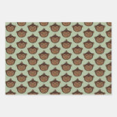 Schattigee Animated Monkey Designer Print Kinder Inpakpapier Vel (Voorkant 3)