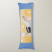 Schattigee Anime Daydreaming Karakter Lichaam Kuss Lichaamskussen (Voorkant Verticaal)