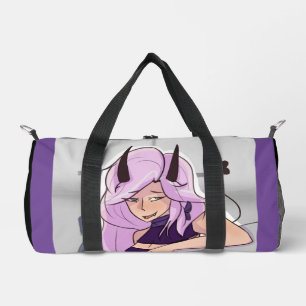 Schattigee Anime Demon Meisje Karakter Duffel Bag Plunjezak