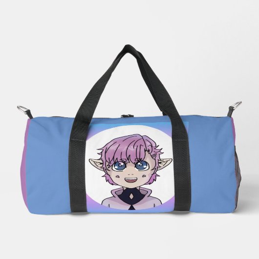 Schattigee Anime Elf Duffel Bag Plunjezak (Voorkant)