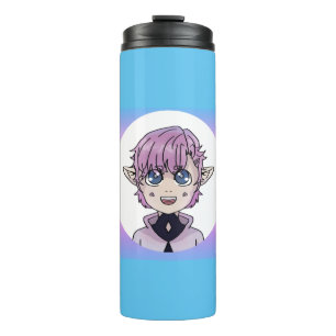 Schattigee Anime Elf Thermal Tumbler Thermosbeker