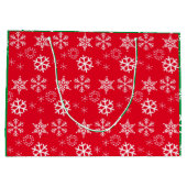 Schattigee Anime Elves Kerstmis gepersonaliseerd Groot Cadeauzakje (Achterkant)