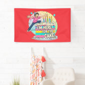 Schattigee Anime Eyes Verjaardagstaart Liefhebber Spandoek (Insitu)