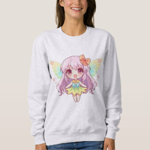 Schattigee Anime Fairy Sweatshirt Voeg een vleugje