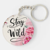 Schattigee Anime Girl Sleutelhanger – Boba Tea Lov (Achterkant)