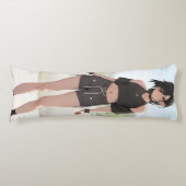 Schattigee Anime Girl Urban Style Lichaamskussen (Voorkant)