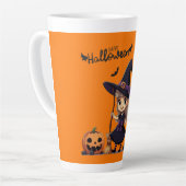 Schattigee, anime Halloween heks Latte Mok (Linkerhoek)