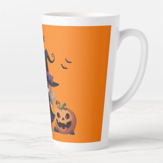 Schattigee, anime Halloween heks Latte Mok (Rechts)