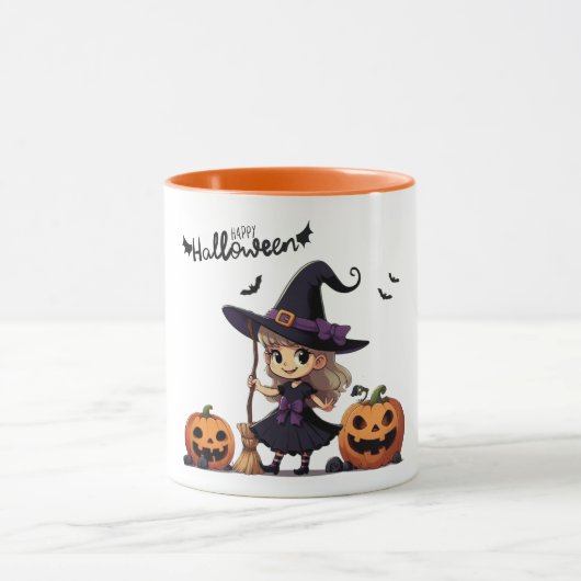 Schattigee, anime Halloween heks Mok (Midden)