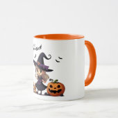Schattigee, anime Halloween heks Mok (Voorkant rechts)