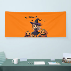 Schattigee, anime Halloween heks Spandoek