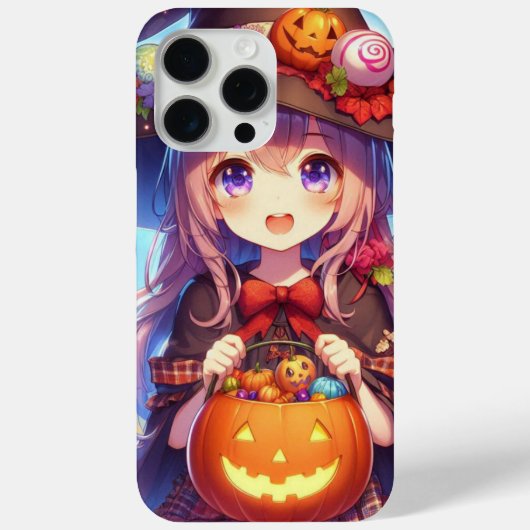 Schattigee anime Halloween Witch Case-Mate iPhone Case (Achterkant)
