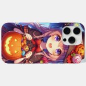 Schattigee anime Halloween Witch Case-Mate iPhone Case (Achterkant (horizontaal))
