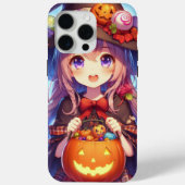 Schattigee anime Halloween Witch Case-Mate iPhone Case (Achterkant)
