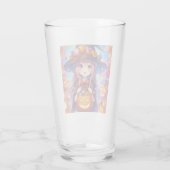 Schattigee anime Halloween Witch Glas (Achterkant)