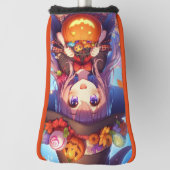Schattigee anime Halloween Witch Golfheadcover (Draai 90)