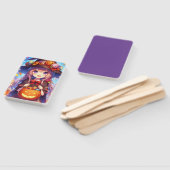 Schattigee anime Halloween Witch Handwaaier (Niet-gemonteerd)