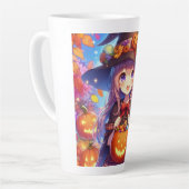 Schattigee anime Halloween Witch Latte Mok (Linkerhoek)
