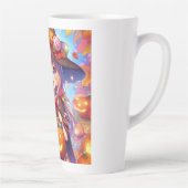 Schattigee anime Halloween Witch Latte Mok (Rechts)