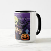 Schattigee anime Halloween Witch Mok (Voorkant rechts)