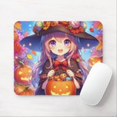 Schattigee anime Halloween Witch Muismat (Met muis)